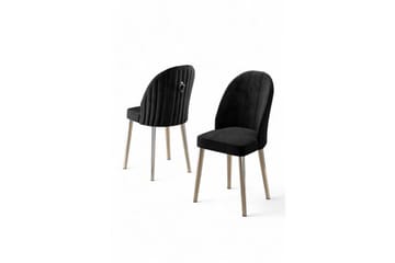 Svart / Krom