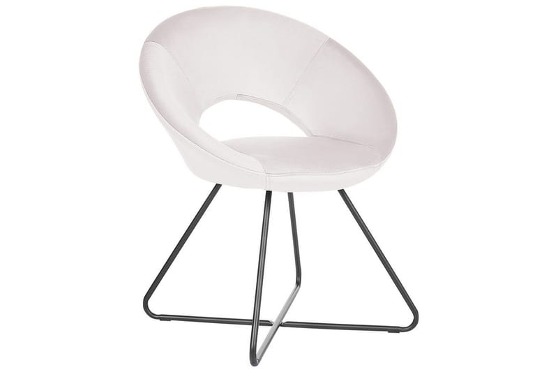 Matstol Rachel, Off-white, Svart