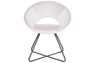 Matstol Rachel - Off-white, Svart - Möbler - Fåtölj & stolar - Fåtölj