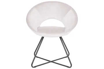 Matstol Rachel - Off-white, Svart - Möbler - Fåtölj & stolar - Matstol & köksstol