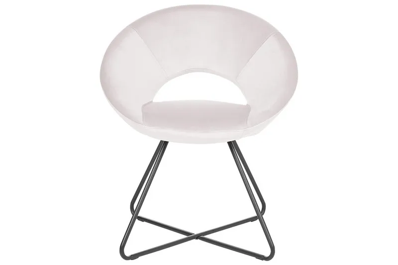 Matstol Rachel - Off-white, Svart - Möbler - Fåtölj & stolar - Matstol & köksstol