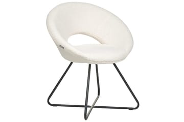 Matstol Rachel - Vit, Svart - Möbler - Fåtölj & stolar - Matstol & köksstol