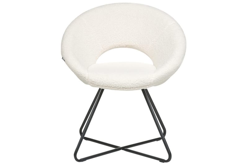 Matstol Rachel - Vit, Svart - Möbler - Fåtölj & stolar - Matstol & köksstol