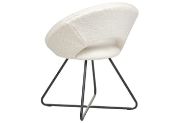 Matstol Rachel - Vit, Svart - Möbler - Fåtölj & stolar - Matstol & köksstol