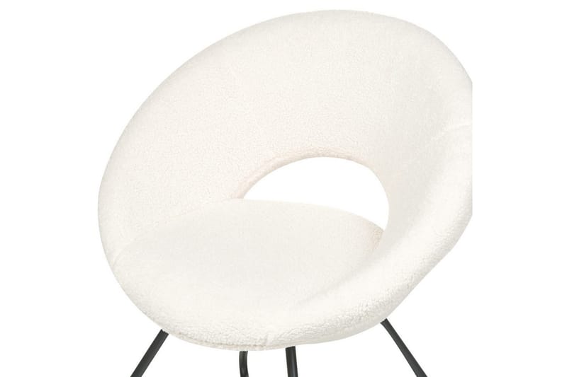 Matstol Rachel - Vit, Svart - Möbler - Fåtölj & stolar - Matstol & köksstol