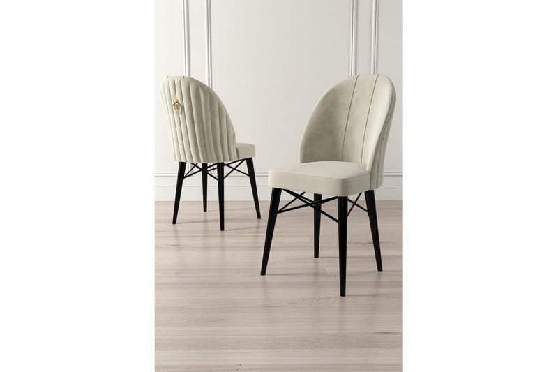Matstol Ritim Grädde / Svart - Grädde / Svart - Möbler - Fåtölj & stolar - Matstol & köksstol
