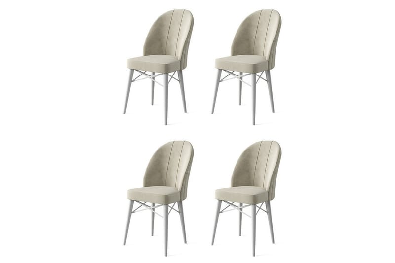 Matstol Ritim Kräm / Vit - Cremevit/Vit - Möbler - Fåtölj & stolar - Matstol & köksstol