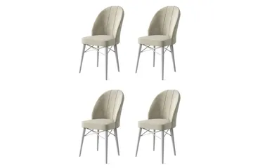 Matstol Ritim Kräm / Vit - Cremevit/Vit - Möbler - Fåtölj & stolar - Matstol & köksstol