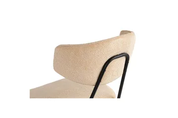 Matstol Sanroman Beige / Svart - Beige / Svart - Möbler - Fåtölj & stolar - Matstol & köksstol