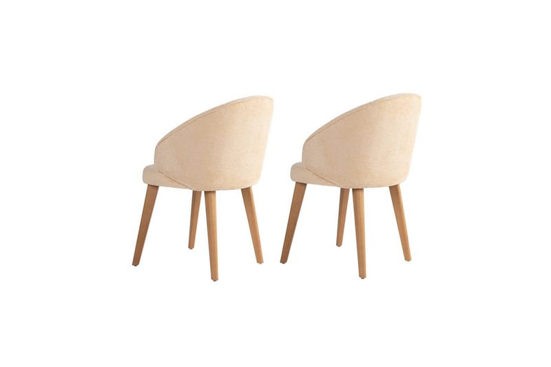 Matstol Sanroman Classic Beige / Ljus Ek - Beige / Ljus Ek - Möbler - Fåtölj & stolar - Matstol & köksstol