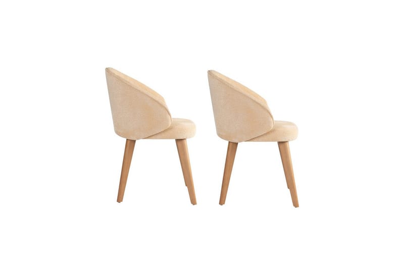 Matstol Sanroman Classic Beige / Ljus Ek - Beige / Ljus Ek - Möbler - Fåtölj & stolar - Matstol & köksstol