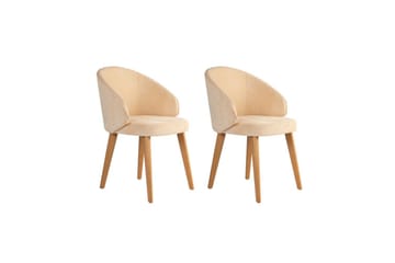 Matstol Sanroman Classic Beige / Mörk Ek