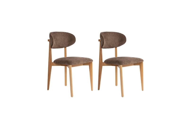 Matstol Sanroman Classic Brun / Ljus Ek - Brun / Ljus Ek - Möbler - Fåtölj & stolar - Matstol & köksstol