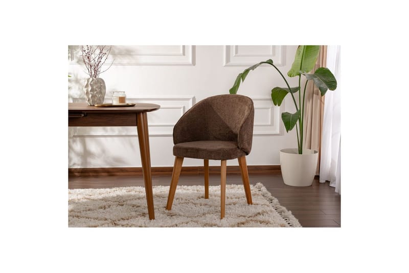 Matstol Sanroman Classic Brun / Mörk Ek - Brun / Mörk Ek - Möbler - Fåtölj & stolar - Matstol & köksstol