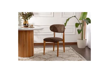 Matstol Sanroman Classic Brun / Mörk Ek - Brun / Mörk Ek - Möbler - Fåtölj & stolar - Matstol & köksstol