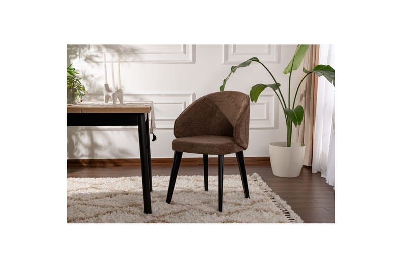 Matstol Sanroman Classic Brun / Svart - Brun / Svart - Möbler - Fåtölj & stolar - Matstol & köksstol