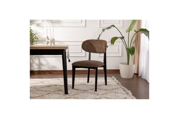 Matstol Sanroman Classic Brun / Svart - Brun / Svart - Möbler - Fåtölj & stolar - Matstol & köksstol