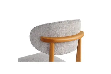 Matstol Sanroman Classic Grå / Mörk ek - Grå / Mörk ek - Möbler - Fåtölj & stolar - Matstol & köksstol