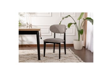 Matstol Sanroman Classic Grå / Svart - Grå / Svart - Möbler - Fåtölj & stolar - Matstol & köksstol