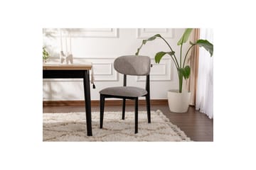 Matstol Sanroman Classic Grå / Svart - Grå / Svart - Möbler - Fåtölj & stolar - Matstol & köksstol