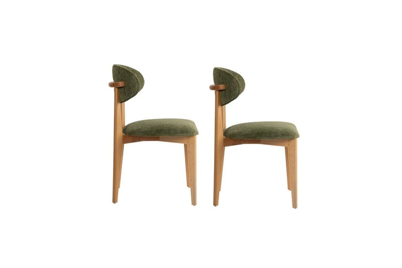 Matstol Sanroman Classic Grön / Ljus Ek - Grön / Ljus Ek - Möbler - Fåtölj & stolar - Matstol & köksstol