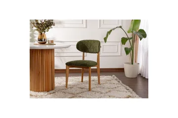 Matstol Sanroman Classic Grön / Ljus Ek - Grön / Ljus Ek - Möbler - Fåtölj & stolar - Matstol & köksstol