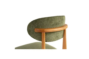 Matstol Sanroman Classic Grön / Mörk Ek - Grön / Mörk Ek - Möbler - Fåtölj & stolar - Matstol & köksstol