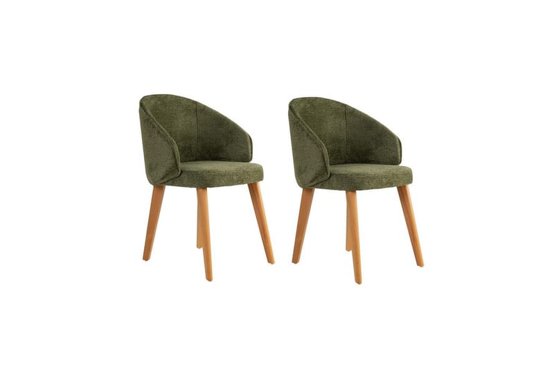 Matstol Sanroman Classic Grön / Mörk Ek - Grön / Mörk Ek - Möbler - Fåtölj & stolar - Matstol & köksstol