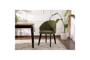 Matstol Sanroman Classic Grön / Svart - Grön / Svart - Möbler - Fåtölj & stolar - Matstol & köksstol