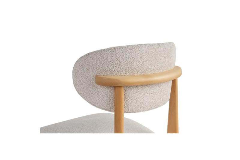 Matstol Sanroman Classic Vit / Ljus Ek - Vit / Ljus Ek - Möbler - Fåtölj & stolar - Matstol & köksstol