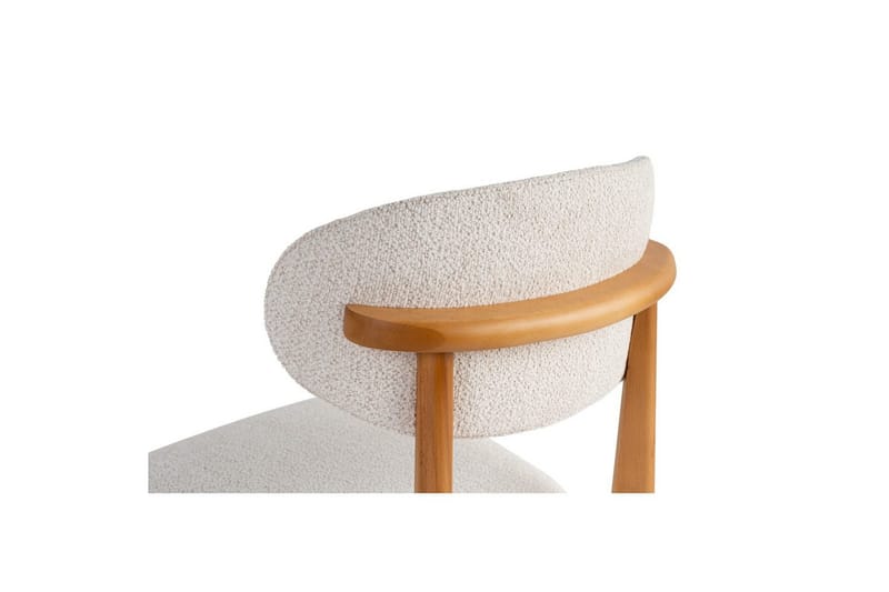 Matstol Sanroman Classic Vit / Mörk Ek - Vit / Mörk Ek - Möbler - Fåtölj & stolar - Matstol & köksstol