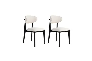 Matstol Sanroman Classic Vit / Svart