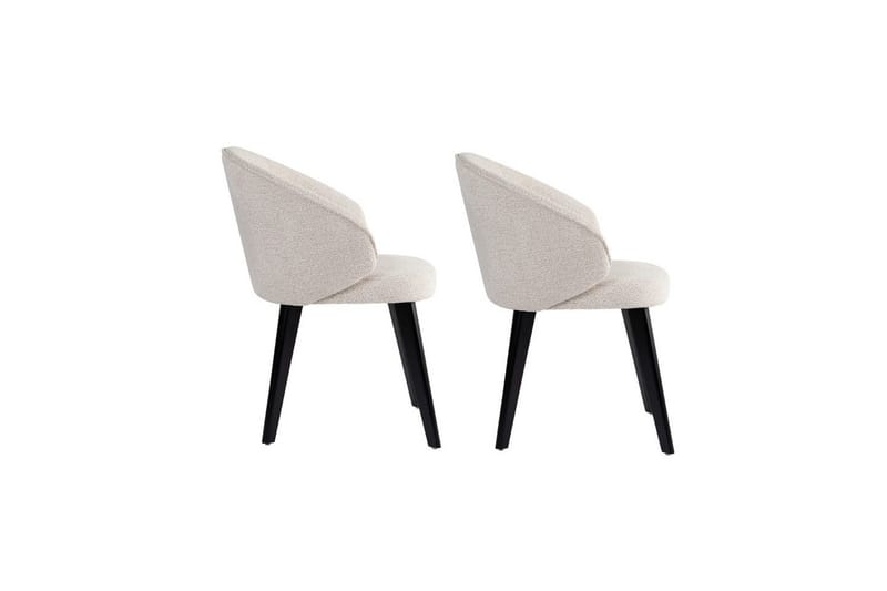 Matstol Sanroman Classic Vit / Svart - Vit / Svart - Möbler - Fåtölj & stolar - Matstol & köksstol