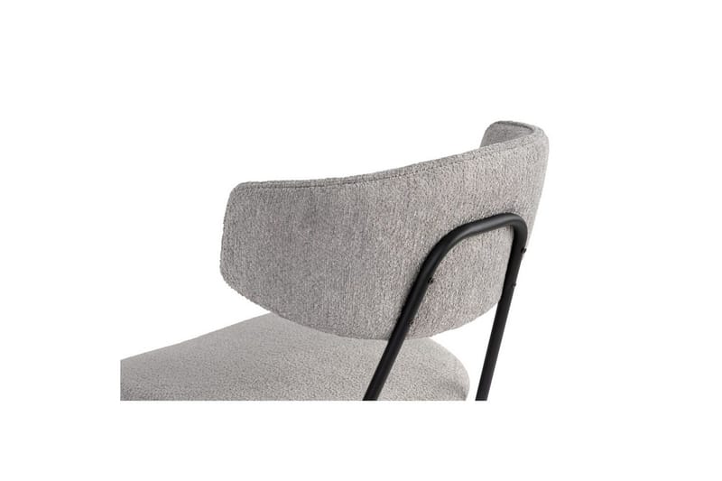 Matstol Sanroman Grå / Svart - Grå / Svart - Möbler - Fåtölj & stolar - Matstol & köksstol