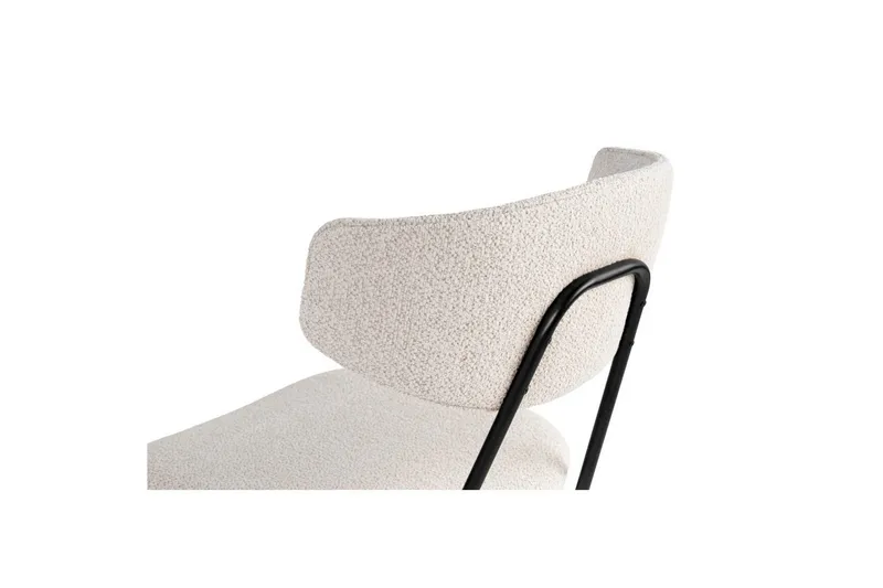 Matstol Sanroman Vit / Svart - Vit / Svart - Möbler - Fåtölj & stolar - Matstol & köksstol