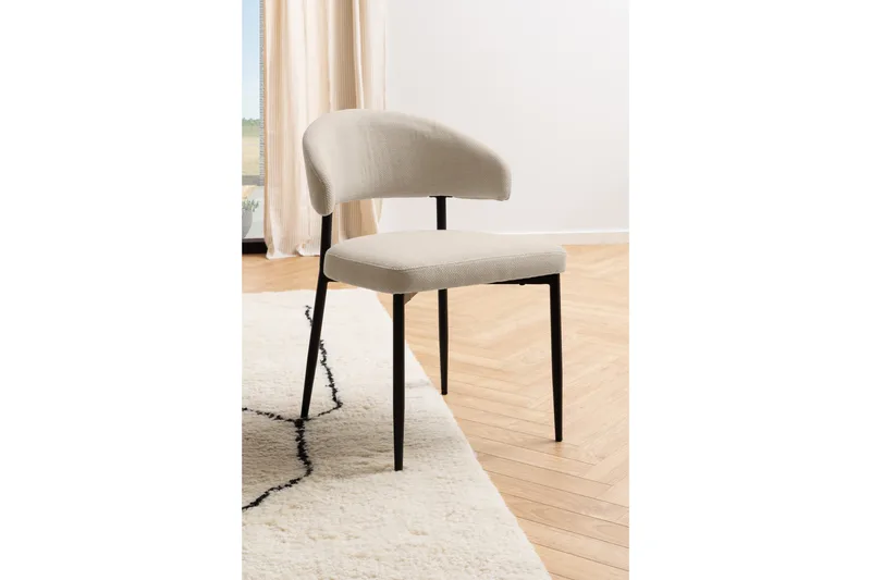 Matstol Sawako - Beige - Möbler - Fåtölj & stolar - Matstol & köksstol