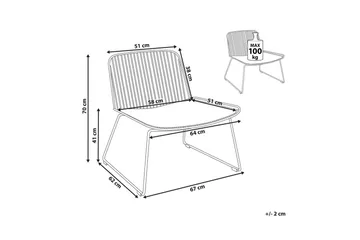 Matstol Snorum - Guld, svart - Möbler - Fåtölj & stolar - Matstol & köksstol