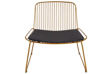 Matstol Snorum - Guld, svart - Möbler - Fåtölj & stolar - Matstol & köksstol