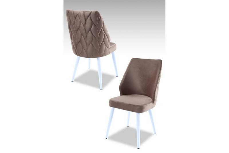 Matstol Stifen Cappuccino / vit - Cappuccino / vit - Möbler - Fåtölj & stolar - Matstol & köksstol