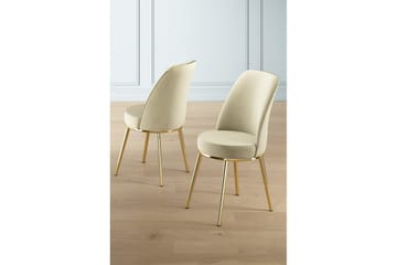 Matstol Sugako Gräddfärgad / Rany - Gräddfärgad / Rany - Möbler - Fåtölj & stolar - Matstol & köksstol