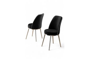 Svart / Krom