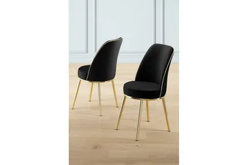 Matstol Sugako Svart / Rany - Svart / Rany - Möbler - Fåtölj & stolar - Matstol & köksstol