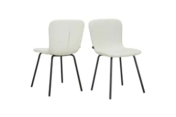 Matstol Ulmar Set med 2 Kräm - Kräm - Möbler - Fåtölj & stolar - Matstol & köksstol