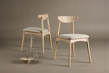 Matstol utan armstöd VIND Ven Dining Chair Whitewash - Möbler - Fåtölj & stolar - Matstol & köksstol