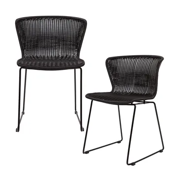 Matstol Wings 2-pack Utomhus - Svart - Möbler - Fåtölj & stolar - Matstol & köksstol