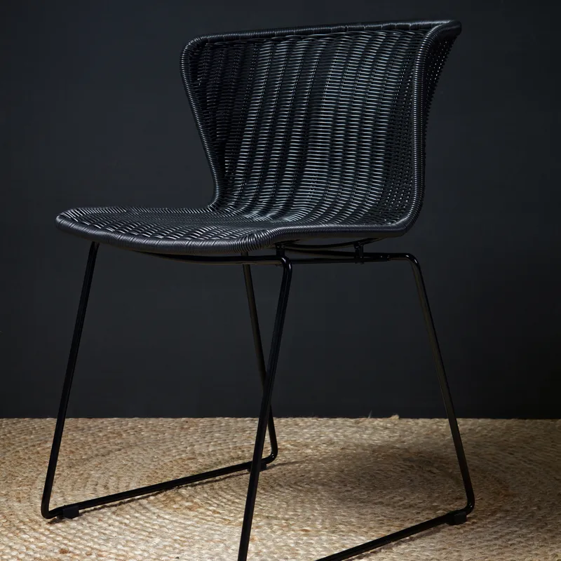 Matstol Wings 2-pack Utomhus - Svart - Möbler - Fåtölj & stolar - Matstol & köksstol