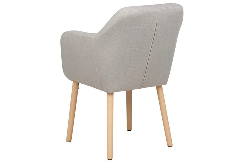 Matstol Yorkville ll - Beige, ljust trä - Möbler - Fåtölj & stolar - Matstol & köksstol