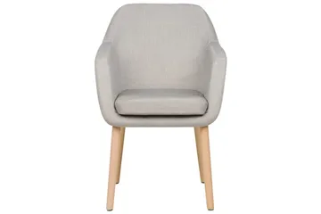 Matstol Yorkville ll - Beige, ljust trä - Möbler - Fåtölj & stolar - Matstol & köksstol