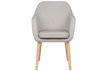 Matstol Yorkville ll - Beige, ljust trä - Möbler - Fåtölj & stolar - Matstol & köksstol