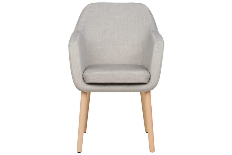 Matstol Yorkville ll - Beige, ljust trä - Möbler - Fåtölj & stolar - Matstol & köksstol